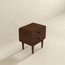 Alexa - Mid-Century Modern Style Night Stand - Brown