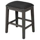 5 Pieces Counter Height Rustic Farmhouse Dining Room Wooden Bar Table Set With 2 Stools And 2 Chairs