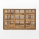 Blissique - Outdoor Foldable Wood Dining Table With Slat Design