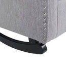 Sheila - Contemporary Fabric Tufted Wingback Rocking Chair