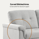 Lucca - Linen Reversible Sleeper Sectional Sofa With Storage Chaise