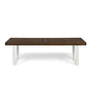 Intrinsic - Outdoor Dining Bench With Slat Top