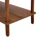 Modern 2 Tier Coffee Table With Open Storage Shelf For Living Room