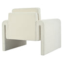 Modern Upholstered Accent Chair, Sturdy Support & Luxurious Comfort