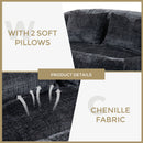 Bean Bag Lazy Sofa, Durable Comfort Lounger High Back Bean Bag Chair Couch