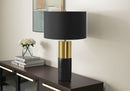 Lighting, Table Lamp, Concrete, Contemporary - Black / Gold