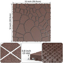 Stone Texture Patio Deck Tiles, Diy Module Interlocking Decking Floor Tiles