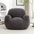 Comfy Bean Bag Chair With Filler, Fluffy And Cozy Seating