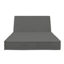 Lofty - Convertible Soft Seating 2 Piece Set - Coastal Graphite