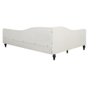 Modern L Shaped Linen Daybed With Legs