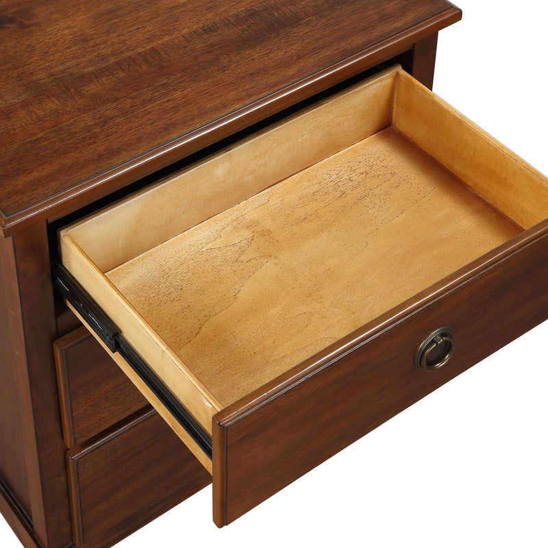 Chamberlin - 3 Drawer Nightstand - Brown