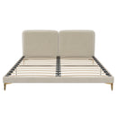 Coco - King Size Upholstered Bed - Ivory