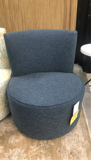 Custom Armless Upholstered Chair- Max Indigo