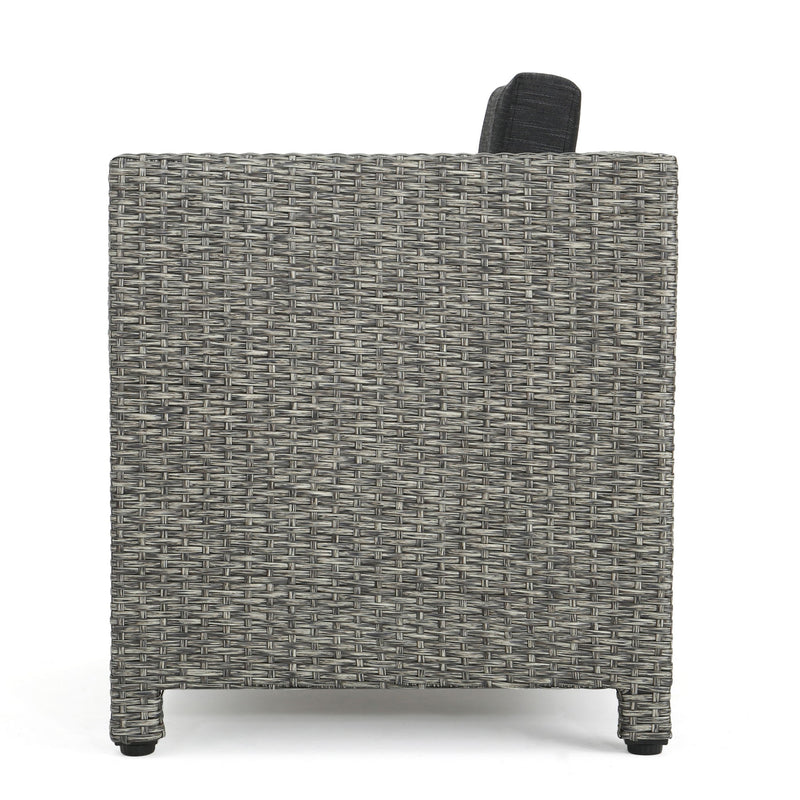 Stylish Outdoor Club Chair With Weather Resistant Cushions
