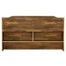 Hestia - Queen Bed With Storage - Walnut