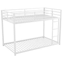 Metal Bunk Bed, Low Bunk Bed With Ladder