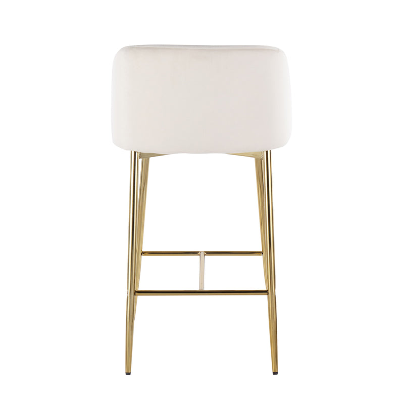 Fran - Contemporary Counter Stool (Set of 2)