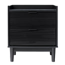 Mid-Century Modern 2 Drawer Nightstand