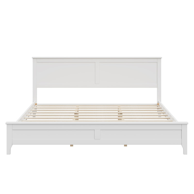 Modern Solid Wood Platform Bed