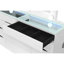 Elisa - Vanity Set With Stool And LED Bulbs