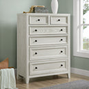 6 Drawer Chest With Knobs And Smooth Slides