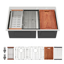 Topmount Drop In Kitchen Sink With Double Bowl Design