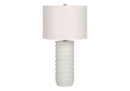 Table Lamp, Lighting, Resin, Transitional - Cream