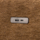 Modern Modular U-Shaped Sofa Bed With Movable Ottoman, USB Ports, Phone Holder