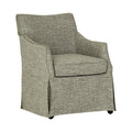 London - Upholstered Skirted Dining Arm Chair