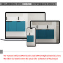 Contemporary Wall Mounted Bathroom Vanity With Resin Double Sink