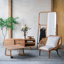 Tectona - Teak Leisure Chair - Natural Wood / Brown