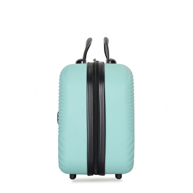 4 Piece Lightweight Suitcase, Makeup Box, Aircraft Wheels