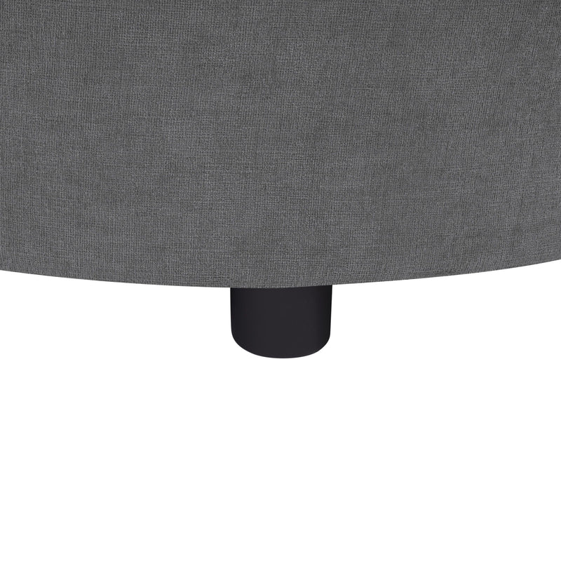Modern L-Shaped Sectional Sofa With Curved Chaise, USB Ports, And Side Storage Pockets