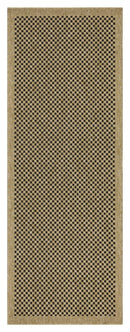 Earth - Indoor / Outdoor Area Rug Polypropylene - Jute / Black