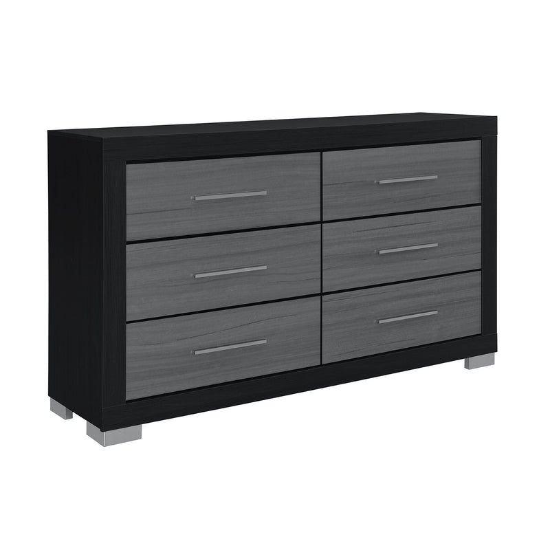 Messa - 5 Piece Bedroom Set With Bookcase Headboard