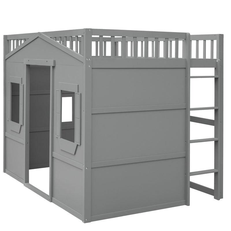 House Loft Bed With Ladder