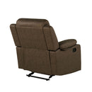 Brenda - Glider Recliner Chair With Manual Recline - Brown