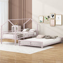 Sturdy Frame House Bunk Bed