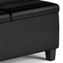 Ellis - Coffee Table Storage Ottoman Contemporary Design