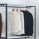 Fiona - Freestanding Walk In Wood Closet System With Metal Frame Melamine - White