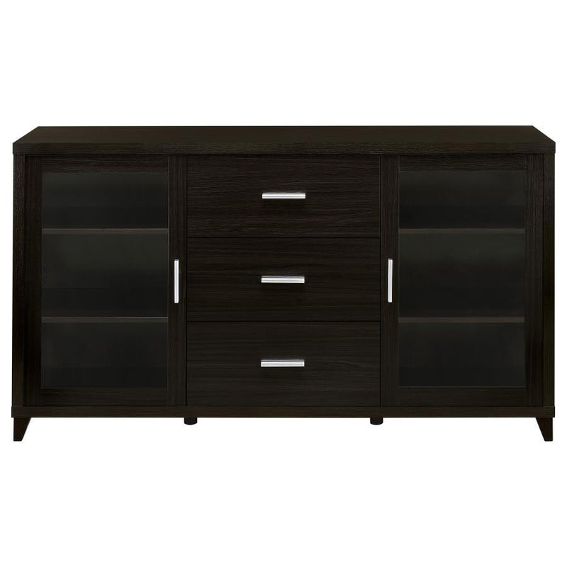 Lewes - 2 Door Engineered Wood TV Stand - Cappuccino