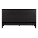 Twin Bed with Side Bookcase, Drawers ,Espresso