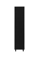 4 Door Cabinet with 4 Shelves with 4 Adjustable Inner Shelves, Storage Cabinet