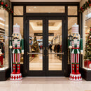 Classic Nutcracker Holiday Decor, Durable Construction - Green / Red / White