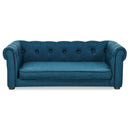 Modern Elegant Rectangle Pet Bed, Durable Elevated Dog Sofa