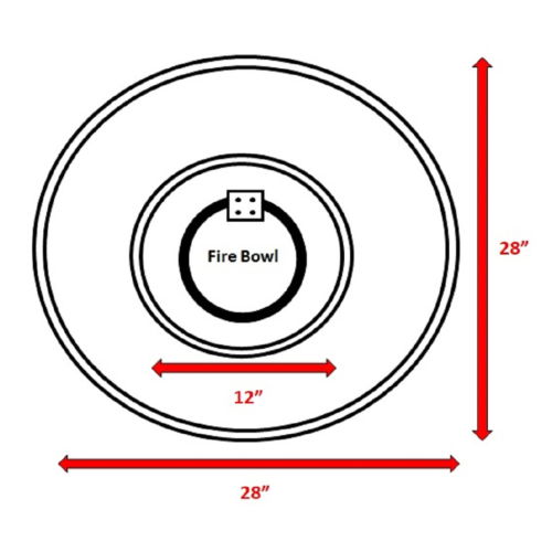 Reinforced - Outdoor Fire Pit Versatile Design