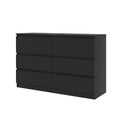 6 Drawer Dresser With Spacious Countertop And Concealed Handles