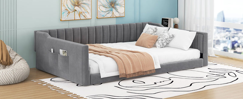 Daybed With Side Storage Pocket