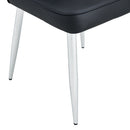 Modern Minimalist Dining Chairs With Metal Legs