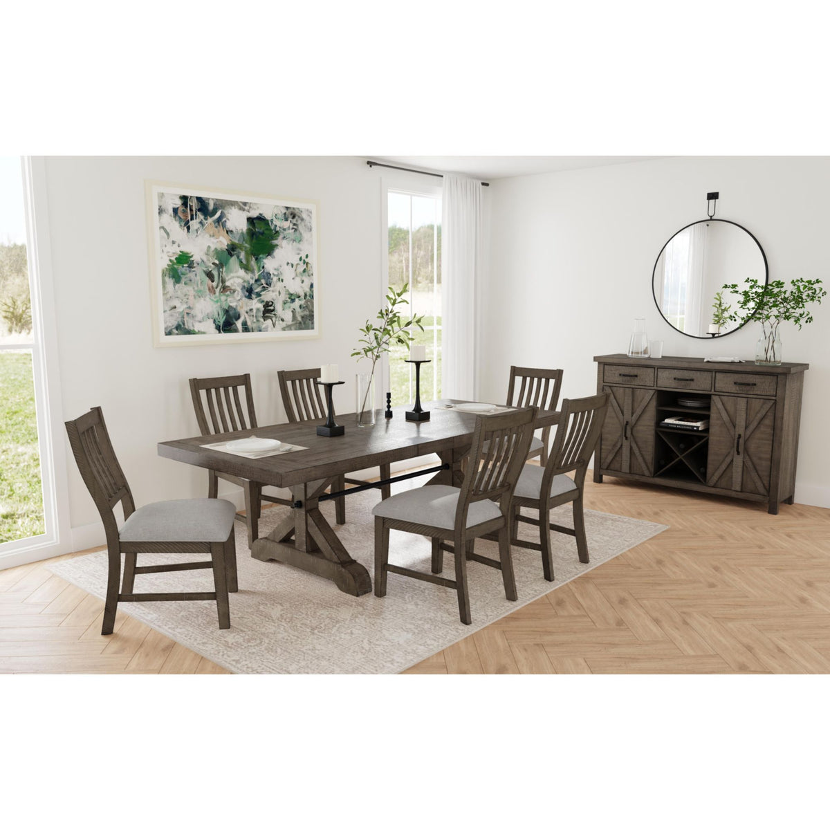 Yellowstone Server in Medium Brown by Elements International, view 6